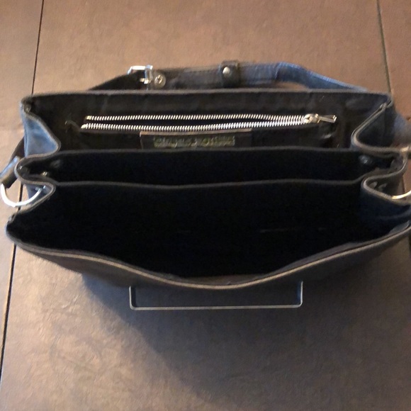 Vintage Gimbels Brothers Black Leather Purse - Picture 3 of 7